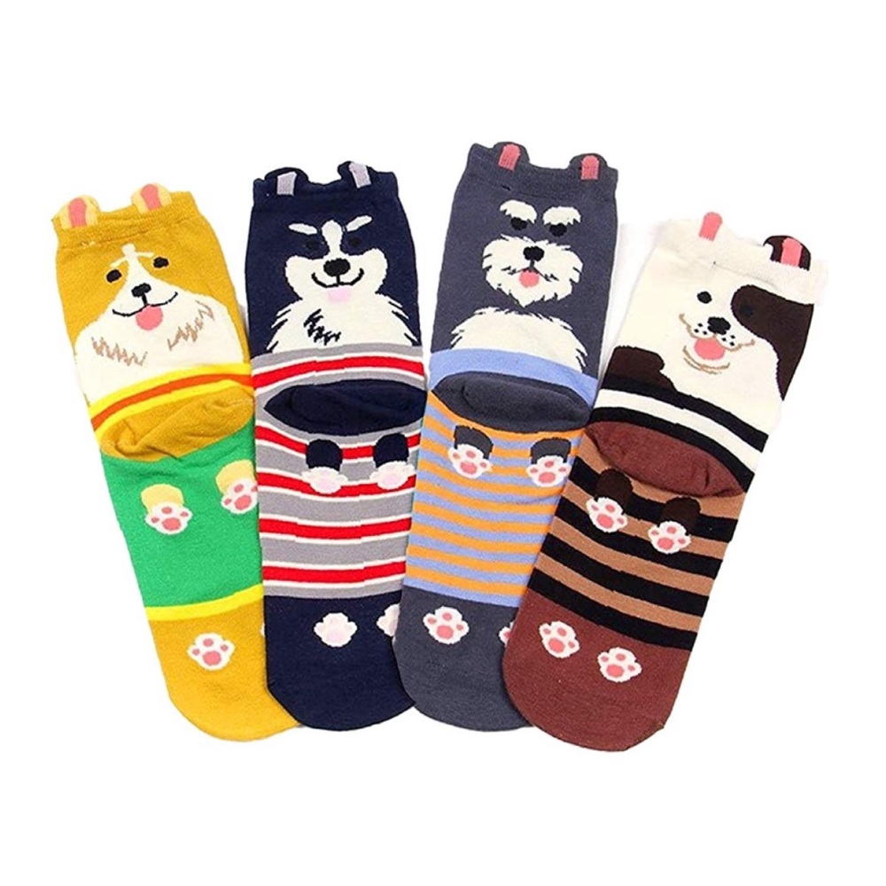Dog Lover Socks 4 Pieces - Picture 2 of 4